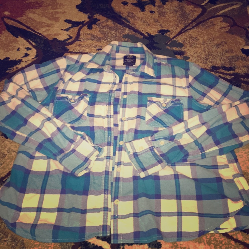 Long sleeve plaid shirt from American Eagle